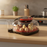 Digital Egg Hatcher Transparent Tabletop Hatcher with Water Cup Compact for Hobbyists, Educators, Home Hatching, Classroom