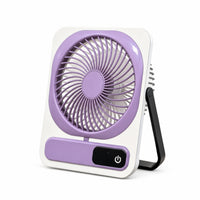 Portable Fan with Fold-out Stand Compact Personal Fan with Stand Slim Foldable for Students, Office, Dorm Room