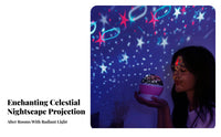 Galaxy projection lamp Colorful Projection Night Light Gift concept for Bedroom, Children