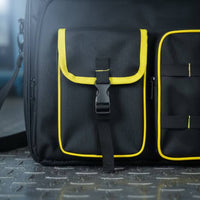 Tool Bag with Laptop Compartment Reinforced Tool Storage Bag with Shoulder Strap Long for Technicians, Field Work, Work Site