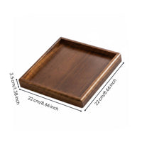Snack Tray with Glass Bowls Walnut Nut Bowl Set with Wood Base Condiment Server with Bowls Removable Divided Serving Tray