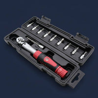 11 Pieces Portable Case Ratchet Tension Wrench High Accuracy Hand Tool Two-Way Range Scale for Garage