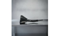 2 Pieces Quick Pouring Fuel Funnel with Extended Outlet Plastic Funnel with Handle Sturdy Funnels Lightweight for Mechanics, Garage, Workshop