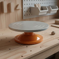 Sculpting Turntable Smooth Rotation Pottery Turntable Ball Bearing Mechanism Pottery Banding Wheel for Artists, Kitchen