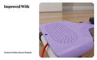 Calorie-Burning Calorie-Torching Waist Rotator Machine Non-Slip Footplates Silent Waist Exercise Board Full-Body Toning for Home Use, Office