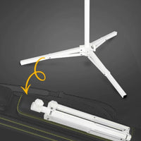 Compact Fishing Umbrella Base Stable Umbrella Base with Folding Legs Sturdy Outdoor Equipment Long-Lasting for Fishermen