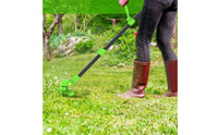 Telescoping String Trimmer with Battery and Charger Adjustable-Angle Cordless String Trimmer Electric Garden Tool Lightweight for Homeowners