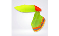 Breathable Hard Hat Sun Shade with Neck Flap Reflective Helmet Cover with Neck Flap Adjustable Hard Hat Brim Sun Shade Universal Fit for Farmers