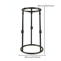 Telescopic Drum Stand Push-Button Lock Drum Stand with Circular Top Circular Support Anti-Slip for Home Practice