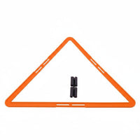 Multi-Color Triangle Training Hoop Bright Colors Multi-Sided Agility Hoop PP Material Soccer Training Triangle Portable for Athletes