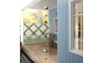 Bee Rain Chain Easy to Install Bee Hanging Decor for Outdoor