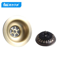 TALEA 114mm European-Style Sink Drainer with PVD Antique Copper Finish