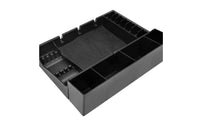 Large Capacity Salon Tool Holder Space Saving Barber Tool Organizer Tray Easy to Use Hair Clipper Storage Station Non-Slip Mat for Barbers, Pet Groomers, Barbershop