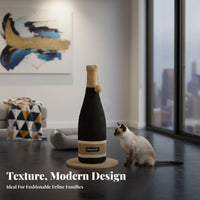 Sisal Rope Cat Scratcher Space-Saving Design Cat Scratching Pole with Orb Pet Supplies Easy to Clean for Living Room
