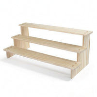 Tiered Display Shelf Tabletop Tiered Display Stand Multifunctional for Collectors