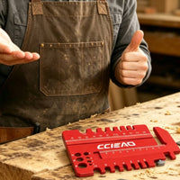 Marking Tool with Adjustment Knob Precision Woodworking Square Lightweight