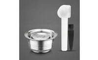 Stainless Steel Coffee Capsule Customizable Stainless Steel Cups Portable Refillable Pod for Kitchen