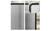 Cooktop Splatter Guard Easy to Clean 2-Panel Splatter Guard Brushed Heat Resistant for Home Cooks, Kitchen, Frying