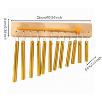 Twelve-Note Wind Chime with Clapper Musical Decoration Calming Sound