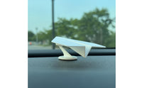Nostalgic Design Paper Airplane Car Decoration Inertial Movement Drifting Airplane Model Quiet Operation Vehicle Accessory for Office Desk