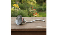 Long-Reach Funnel with Flexible Hose Corrugated Funnel with Bendable Tube Threaded Metal for Mechanics, DIYers, Automotive Maintenance, Motorcycle Repair, Garage