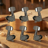 6 Pieces Enclosed Guitar Tuners Exact Guitar Machine Heads High-Quality