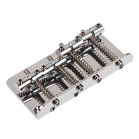 4-String Bass Bridge Easy to Install 4 String Bass Bridge Musical Instrument Accessory Shiny Finish Rustproof for Luthiers