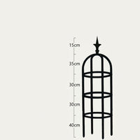 Garden Trellis for Climbing Plants and Outdoor Plants, Heavy Duty Plant Support for Potted Plants, Tall 205cm Garden Obelisk, 40cm Wide Frame