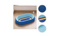 Woven Cat Scratcher Bed with Ball Toy Textured Cat Scratcher Bed Interactive Pet Supply Comfortable for Playful Cats, Living Room, Apartment