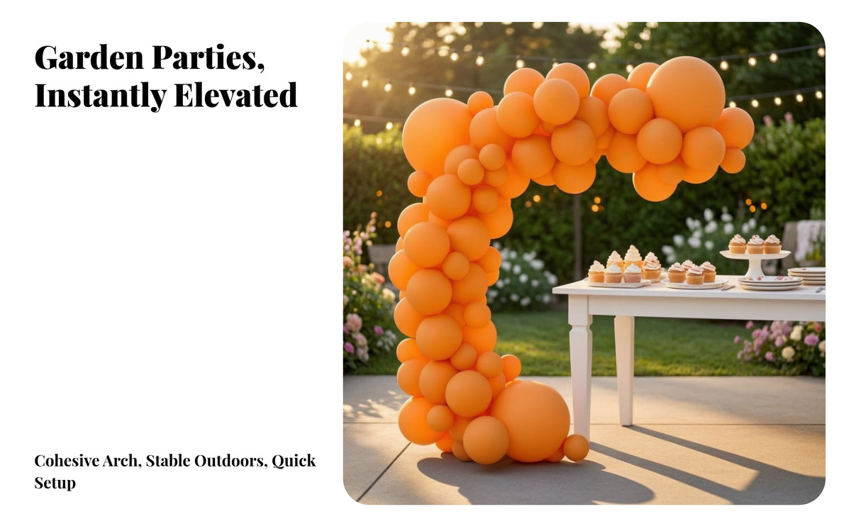 Easy to Assemble Balloon Arch Kit | Matte and gleaming Finish, balloon chain Kit with Strip, for Parties