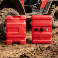 Anti-Theft 20L Fuel Can Rack Weatherproof Motorcycle Jerry Can Holder Detachable for Car