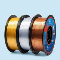 Silk PLA Filament 1.75mm 1kg Spool, High Gloss Finish for 3D Printing, Fused Deposition Modeling Compatible, Dimensional Accuracy +/- 0.02mm