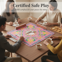 Thickened Non-Slip Soundproof Mahjong Mat for Home Card and Board Games
