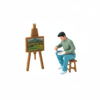 Photo Prop 1:64 Miniature People Realistic 1:64 Display Scene Figure Collectible Miniature Scale Replica Set Long-Lasting for Photography