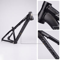 High Strength Hardtail Dirt Jump Bike Frame Direct-Mount Dirt Jump Frame Threaded Lightweight for Riders