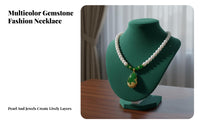 Pearl Choker Adjustable Length Luxurious Rhinestone Accents for Weddings