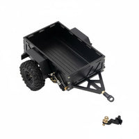 RC Utility Trailer No Damage Install Miniature Tow Trailer Personalized Decoration Model Vehicle Accessory for Display