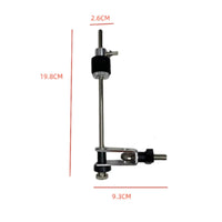 Padded Drum Clamp with Rod Metal Percussion Mounting Connector Secure Mount Reliable for Stage