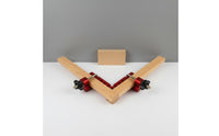 Long-Lasting 90 Degree Positioning Square Heavy Duty Woodworking Right Angle Clamp Two-Way Scale Right Angle Clamping Jig Anodized Finish for Woodworkers, Picture Framing, Metalworking