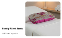 Soft Material Beauty Bed Pillowcase Patterned Massage Table Pillow Cover for Spa Professionals