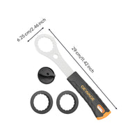 Long Shaft Bottom Bracket Installation Tool Sturdy Bottom Bracket Removal Tool Lightweight Installation Wrench Aluminum Alloy for Bike Maintenance