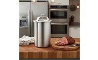 Compressing Coil Design Meat Press with Thermometer Rust-Resistant Stainless Steel Ham Press Easy to Clean