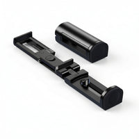 Rotating Black Clamp-on Phone Stand Adjustable Phone Holder for Travel
