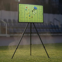 Football Board Telescopic Tripod Football Board Sports Equipment Erasable Adjustable Height for Demonstration