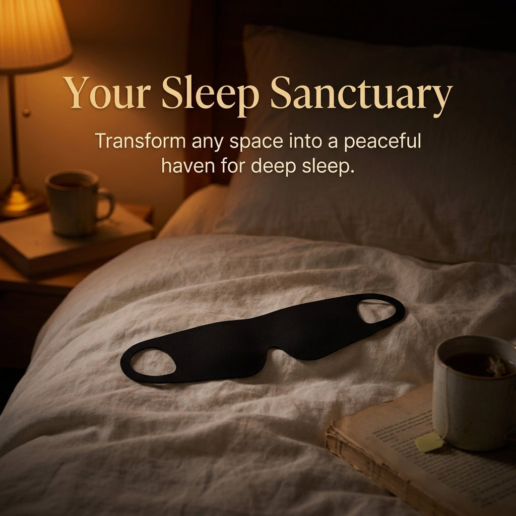 Zero Pressure Sleep for Women and Eye Cover for Adults, Lightweight Polyester Night Travel, Washable