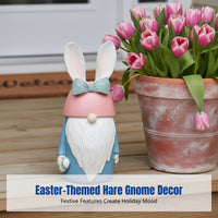 Easter Rabbit Gnome Resin Decoration, Cartoon Figurine, Garden Yard Decor