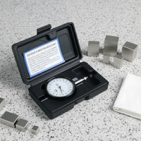 Industrial Grade Precision Gauge Indicator 8 Jewels Movement Gauge Indicator Shockproof Measuring Tool Storage Case Included for Machinists, Engineers, Technicians, Factory, Workshop, Laboratory