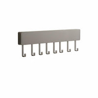 No-Drill Option over Door Hook Rack Space Saving over the Door Hook Versatile Installation Wall Mounted Coat Rack Heavy Duty for Renters, Students, Bedroom, Entryway, Closet, Bathroom