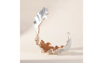Fruit Display Bowl Tabletop Leaf-Shaped Bowl Food for Entryway