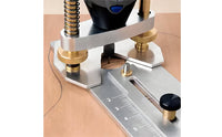 Inlay Carving Base Aluminum Alloy Guitar Inlay Jig Easy Install Fret Slotting Base for Luthiers, Workshop
